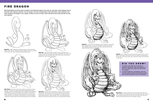 The Art of Drawing Dragons, Mythological Beasts, and Fantasy Creatures: Step-by-step techniques for drawing fantastic creatures of folklore and legend (Collector's Series)