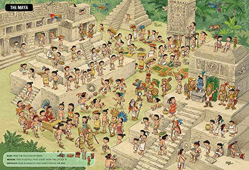 The big game book of civilizations - Libros para niños en inglés: Un cuento en inglés con 3 niveles de juego, de 3 a 8 años. ¡Conoce 6 civilizaciones distintas!: 1 (Gamebooks)