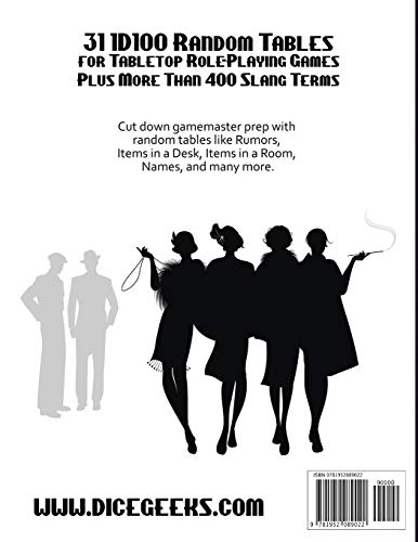 The Book of Random Tables: 1920s-1930s: 31 Random Tables for Tabletop Role-Playing Games (The Books of Random Tables)