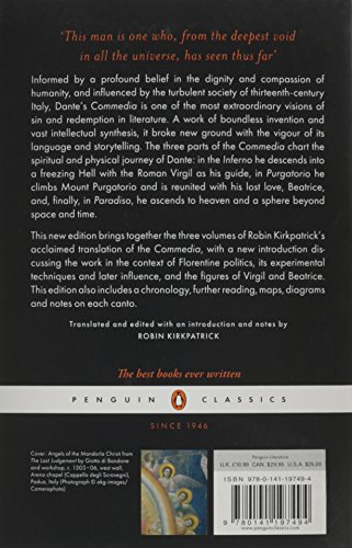 The Divine Comedy: Inferno, Purgatorio, Paradiso