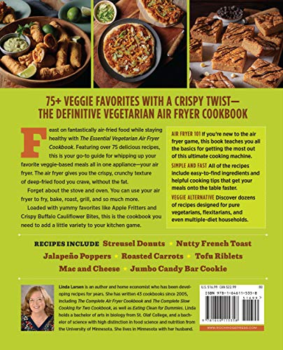 The Essential Vegetarian Air Fryer Cookbook: 75+ Easy Meatless Recipes