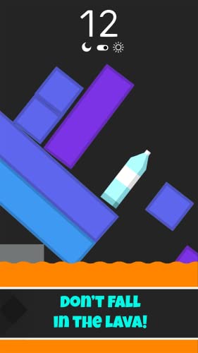 The Floor is Lava Game: Bottle Flip Challenge !