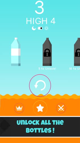 The Floor is Lava Game: Bottle Flip Challenge !