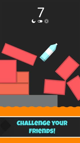 The Floor is Lava Game: Bottle Flip Challenge !