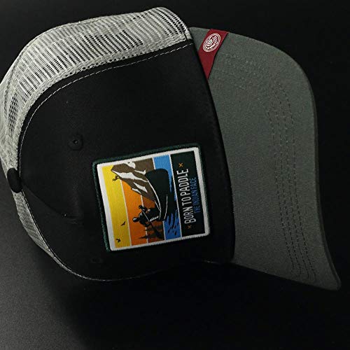 The Indian Face Gorra - Born to Paddle Black/Grey