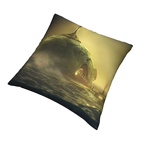 The Maw Janitor Shadow Funda de almohada Little Nightmares Merchandise Juego de terror Fundas de almohada para decorar la sala de estar sofá dormitorio regalo