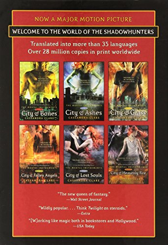 The Mortal Instruments, the Complete Collection: City of Bones; City of Ashes; City of Glass; City of Fallen Angels; City of Lost Souls; City of ... City of Lost Souls; City of Heavenly Fire