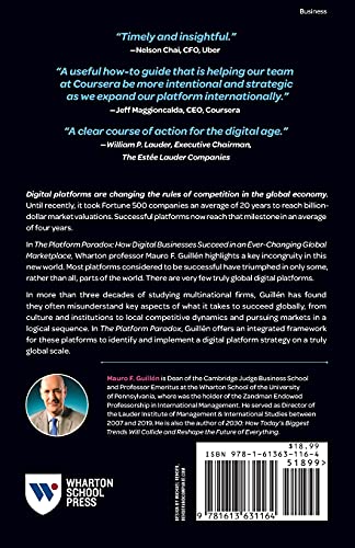 The Platform Paradox: How Digital Businesses Succeed in an Ever-Changing Global Marketplace
