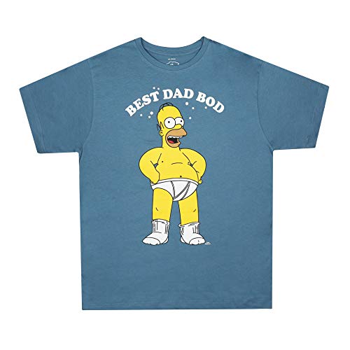The Simpsons Best Dad BOD Pyjama Set Juego de Pijama, Multicolor, Small para Hombre