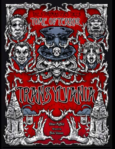 The Storymaster's Tales "Tome of Terror" Transylvania.: Vampire, Werewolf and Frankenstein Horror Family tabletop Role-playing Board game Book. Kids ... Family RPG Solo-5 players, Kids and Adults)