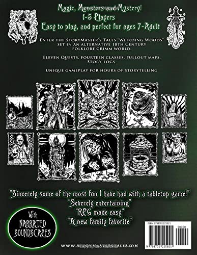 The Storymaster's Tales "Weirding Woods" Folklore Fantasy: Become a Hero in a Grimm Family tabletop RPG Boardgame Book. Kids and Adults Solo-5 Players ... Family RPG Solo-5 players, Kids and Adults)