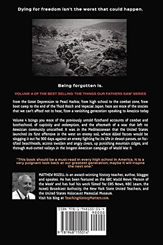 The Things Our Fathers Saw-The Untold Stories of the World War II Generation-Volume IV: Up the Bloody Boot-The War in Italy: 4