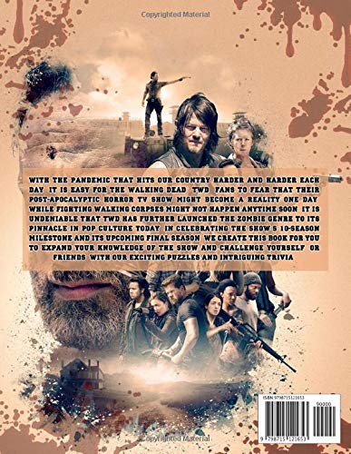 The Walking Dead Puzzle Book: A Cool Activity Book For Lovers Of The Walking Dead With Plenty Of Games For Relaxation And Stress Relief