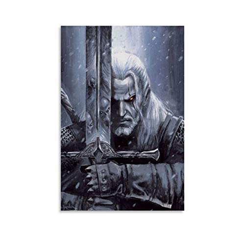 The Witcher 3 Wild Hunt 9 - Lienzo decorativo para pared (40 x 60 cm)