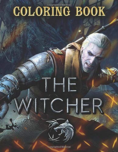 The Witcher Coloring Book: Coloring book for adults fan of The Witcher with all favorite characters
