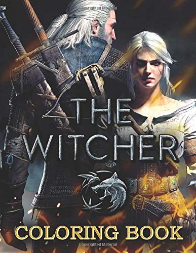 The Witcher Coloring Book: Exclusive coloring book with high quality lineart images