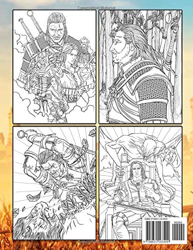 The Witcher Coloring Book: Wild hunt