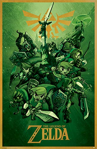 Theissen The Legend of Zelda Nintendo Video Game Poster - Matte Poster Frameless Gift 11x17 inch(28cm x 43cm)*IT-00199