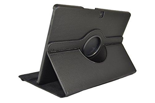 Theoutlettablet® Funda Giratoria 360º para Tablet Bq Aquaris M10 10.1" Book Cover Case Protección Delantera y Trasera Color Negro