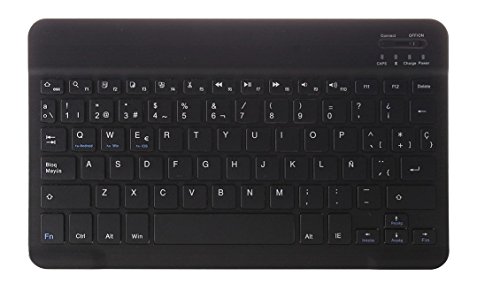 Theoutlettablet® Teclado Bluetooth (inalambrico) para Tablet Bq Aquaris E10 10.1"- / Bq Aquaris M10 10.1"
