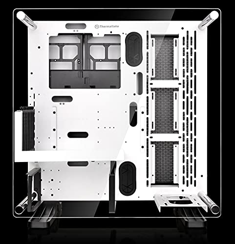 Thermaltake Core P3 TG - Caja de PC (Mid Tower, Wallmount, LCS Ready) Color Blanco (Snow)