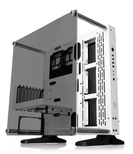 Thermaltake Core P3 TG - Caja de PC (Mid Tower, Wallmount, LCS Ready) Color Blanco (Snow)