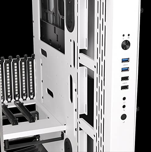 Thermaltake Core P3 TG - Caja de PC (Mid Tower, Wallmount, LCS Ready) Color Blanco (Snow)
