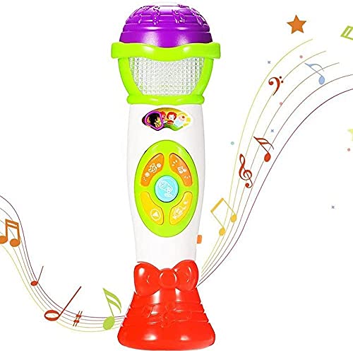 ThinkMax micrófono de Juguete, Cambios en la Voz y el micrófono de grabación, Música Antigua de Juguetes educativos para los niños y los niños (Verde)