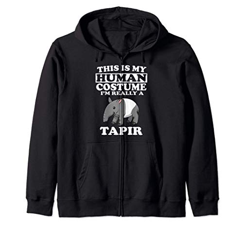 This Is My Human Costume I'm Really A Tapir Sudadera con Capucha