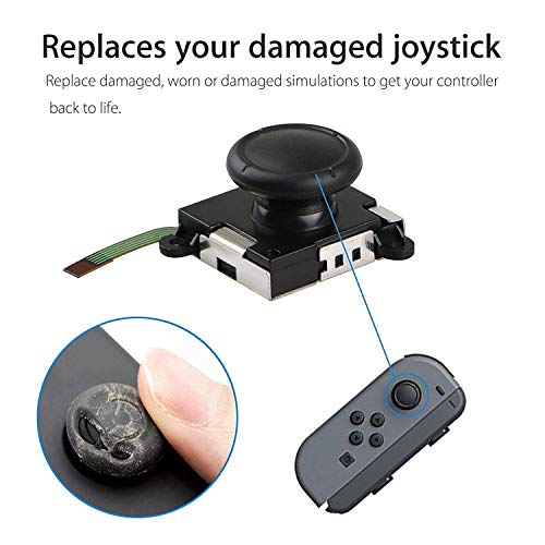 Thlevel Joystick Analógico para NS, Joystick Analógico Derecho e Izquierdo de Repuesto para Controlador Rocker de NS (2PCS)