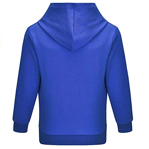 Thombase Niño You Looking So Sus Bro Impostor Among Us Sudaderas con Capucha Tops de Manga Larga Camiseta (Azul, 150)