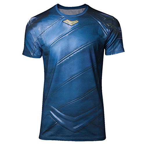 Thor Camiseta Loki Ragnarok Armadura Azul Lookalike Marvel Hombres - M