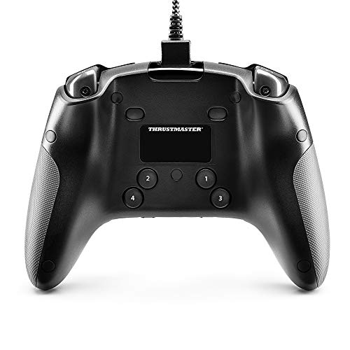 ThrustMaster - Eswap Pro Controller: Gamepad, El Versátil Mando Profesional Con Cable (Ps4 / Pc) + - Eswap Silver Color Pack, 7 Módulos Oficiales En Plata Y Negro Para El Eswap Pro Controller