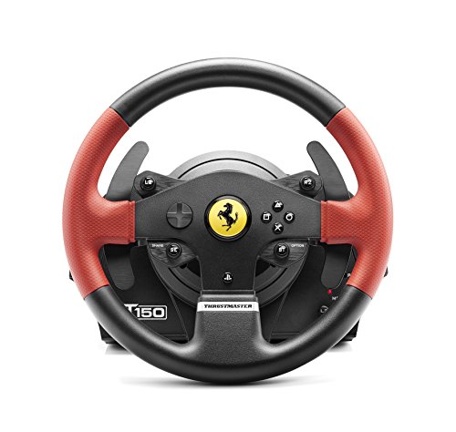 Thrustmaster T150 Ferrari Edition (Wheel incl. 2-Pedalset, Force Feedback, 270° - 1080°, PS4 / PS3 / PC)