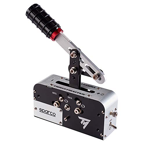 Thrustmaster - TSS Freno de Mano Sparco Mod + Add-On (PS4, Xbox One, PC) + TH8A - Palanca de cambio, Multiplataforma, Cambio Manual y Secuencial