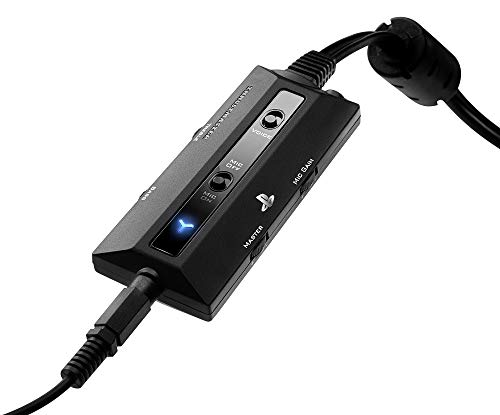 Thrustmaster Y-300P - Auriculares (Licencia Oficial PS4 - PS4 / PS3, almohadillas grandes y ultra suaves, micrófono con supresión de ruido, desmontable y ajustable)