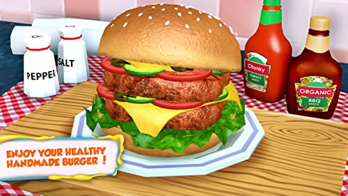 Tienda 3D Burger Maker: Juegos Kids Lunch Maker GRATIS