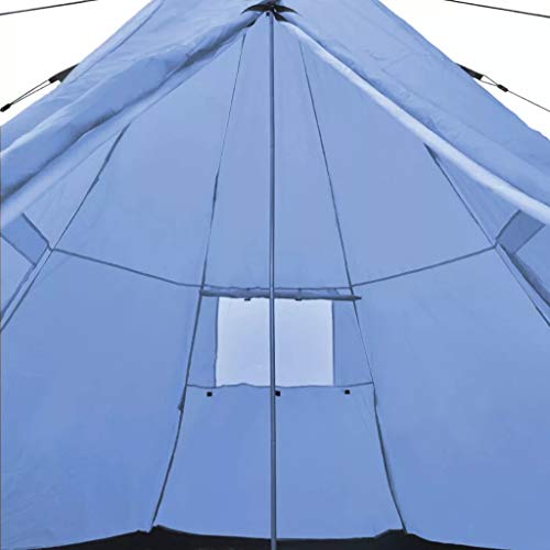 Tienda de campaña 4 Personas Carpa para Camping con Mosquitera Carpa Grande Portátil para Festivales, Acampada, Familiar, 365 x 365 x 250 cm