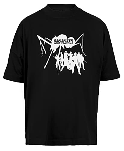 Tierra Defensa Fuerza Unisex Camiseta Holgada Hombre Mujer Mangas Kortas Negra Tamaño S - Unisex Baggy T-Shirt Black