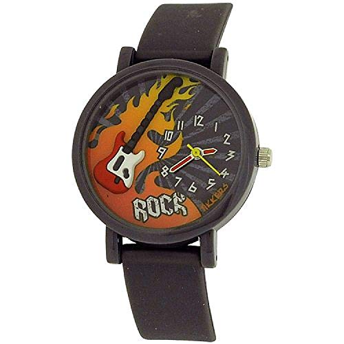 Tikkers Grey and Red ‘’Rock’’ 3D Dial Watch, Key Ring and Purse Set ATK1015