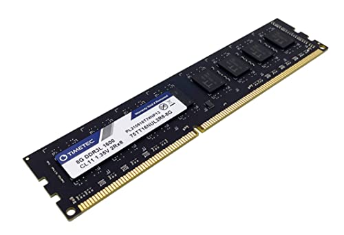 Timetec Hynix IC DDR3L 1600MHz PC3-12800 Unbuffered Non-ECC 1.35V CL11 2Rx8 Dual Rank 240 Pin UDIMM Pc sobremesa Memoria Principal Module Upgrade (8GB)