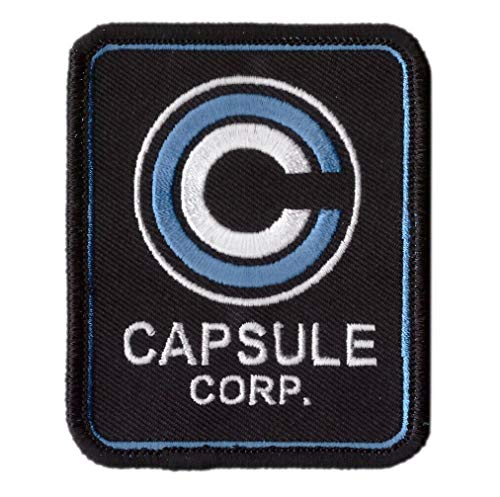 Titan One Europe - Capsule Corp. Parche Bordado Termoadhesivo (Negro)