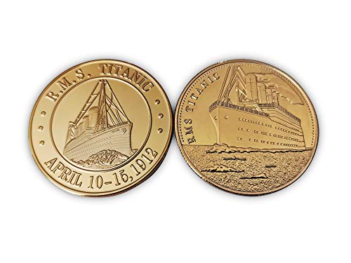 Titanic Rare Best Quality 2X Coin Set 100Year Anniversary Commemorative & Collectable Titanic Voyage Honour Noble Present