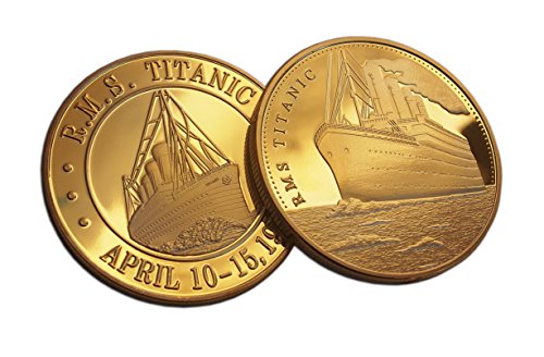 Titanic Rare Best Quality 2X Coin Set 100Year Anniversary Commemorative & Collectable Titanic Voyage Honour Noble Present
