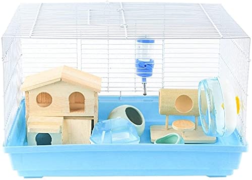 Tiyabdl PET VIVARIO HAMSTER ALIMENTACIÓN CAGE JAJA, INTEROOR CON ACCESORIOS GUINEA PIG HEDGEHOG TERRARIA FAMILIA FÁCIL FÁCIL DE LIMPIO PEQUEÑOS PEQUEÑOS OBSERVACIONES CAJA CAJA DE LA CASA DE LA CASA D