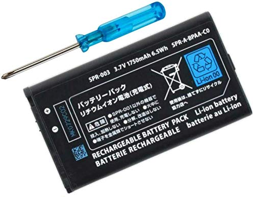 Todobarato24h Bateria + Destornillador de desmontaje para Nintendo 3DS XL/New 3DS XL 1750 mAh 3.7V 6.5Wh Li-Ion Battery Modelo SPR-003