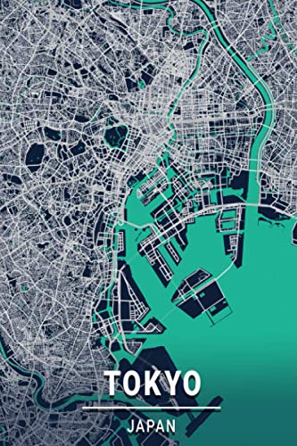 Tokyo Japan: 6x9 Lined Journal | Memory Book | Travel Journal | Diary To Record Your Thoughts | Graduation Gift | Teacher Gifts | Dark Blue and ... | For People Who Love To Travel | Tokyo Japan