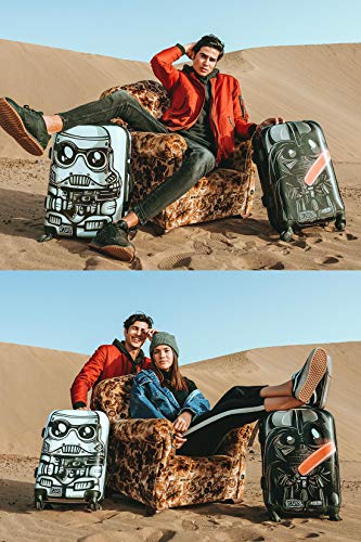 TOKYOTO - Maleta de Cabina Equipaje de Mano con Cargador USB, 8000mAh, 55x40x20 cm | Maleta Juvenil, Trolley de Viaje Ryanair, Easyjet | Maleta de Viaje Rígida Black Empire