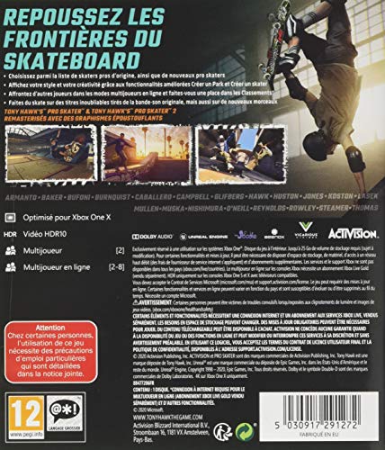 Tony Hawk's Pro Skater 1+2 - Xbox One [Importación francesa]