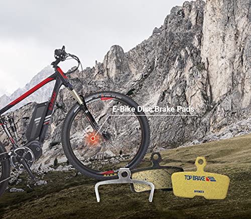 Top Brake Pastillas de Freno de Disco Bicicleta para AVID SRAM Code R/RE/RSC, Guide RE (Premium E+ - Dorado)